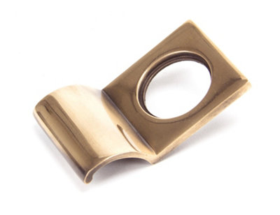 From The Anvil Polished Bronze Rim Cylinder Pull from B&Q