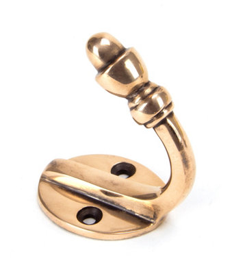 From The Anvil Polished Bronze Coat Hook from B&Q