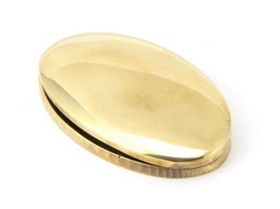 From The Anvil Aged Brass Oval Escutcheon & Cover from B&Q