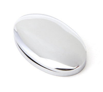 From The Anvil Polished Chrome Oval Escutcheon & Cover from B&Q