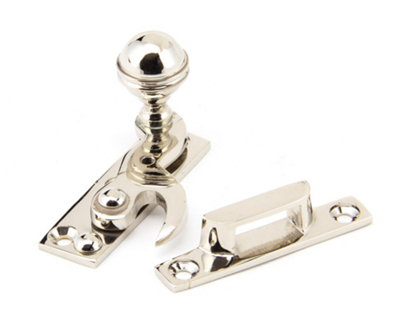 From The Anvil Polished Nickel Prestbury Sash Hook Fastener from B&Q