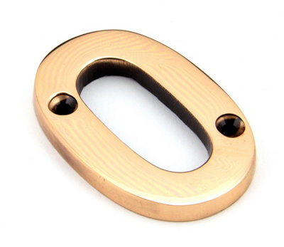 From The Anvil Polished Bronze Numeral 0 from B&Q