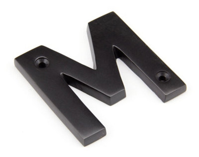 From The Anvil Aged Bronze Letter M from B&Q