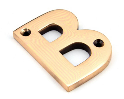 From The Anvil Polished Bronze Letter B from B&Q