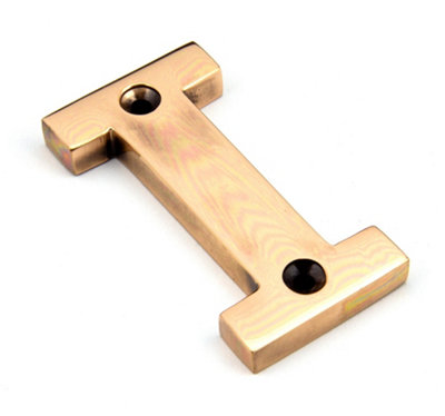 From The Anvil Polished Bronze Letter I from B&Q