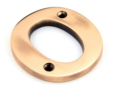 From The Anvil Polished Bronze Letter O from B&Q