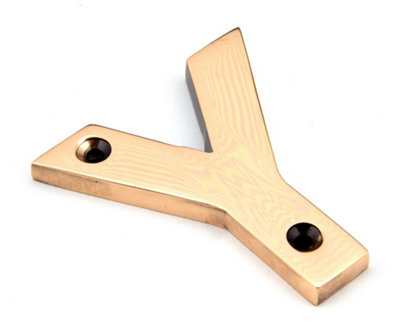 B&Q -  Polished Bronze Letter Y