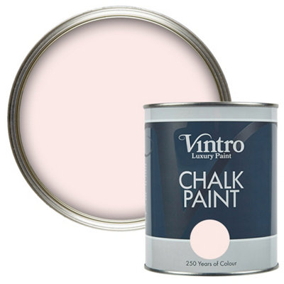 Vintro Pale Pink Chalk Paint/furniture Paint Matt Finish 1 Litre (Candyfloss) from B&Q