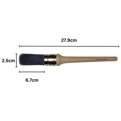 Vintro Synthetic Bristle Round Brush 25mm from B&Q