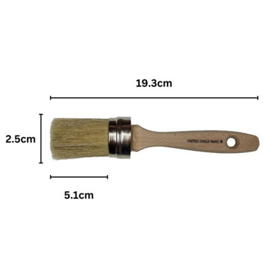 Vintro Natural Bristle Brush 25mm from B&Q