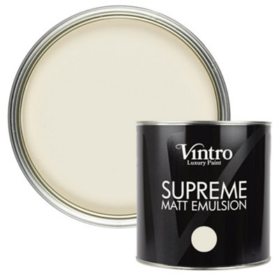 Vintro Paint Ermine Matt Emulsion Interior Paint 2.5L - Cream - Durable Matt Finish - Image 4