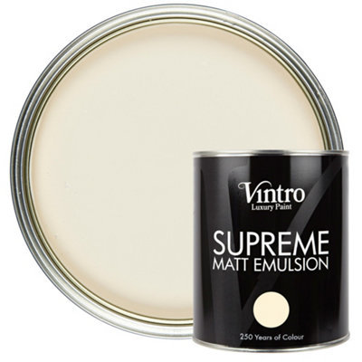 Vintro Paint Ermine Matt Emulsion Interior Paint 1L - Cream - Matt Finish - Durable & Wipeable - Image 4