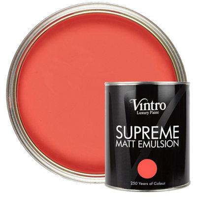 Vintro Paint Medusa Matt Emulsion Interior Paint 1L - Red - Large - Image 4