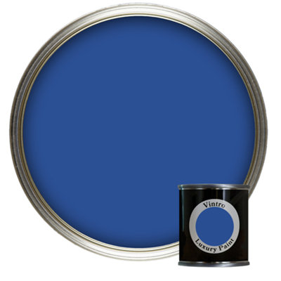 Vintro Matt Emulsion Blue Tester Pot125Ml (Cobalt) from B&Q