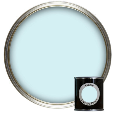 Vintro Matt Emulsion Icy Blue Tester Pot125Ml (Moonstone) from B&Q