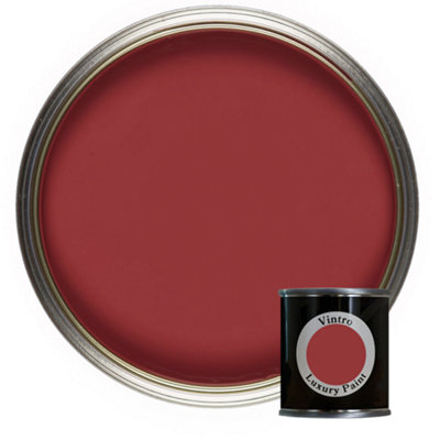 Vintro Matt Emulsion Deep Red Tester Pot125Ml (Mulberry) from B&Q