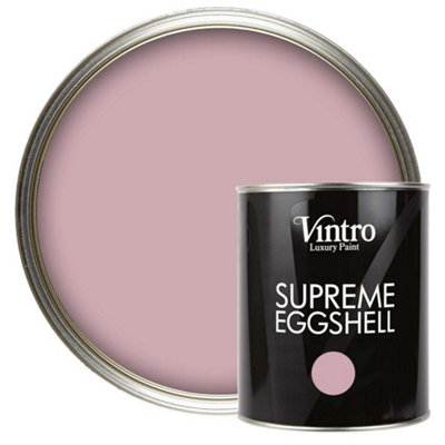 Vintro Paint | Satin Furniture Paint | Pink | Eggshell Paint | for Walls | Wood | Doors | Trim | 1 Litre (Albert Bridge - Dusky Pink) - Image 4