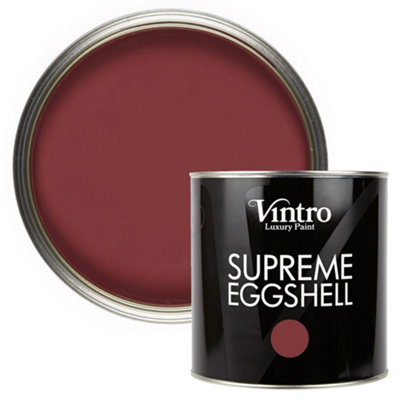 Vintro Paint Mulberry Eggshell Paint 2.5L - Red - Large - Image 4
