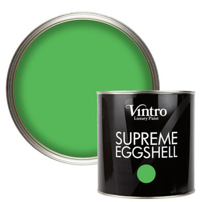 Vintro Paint | Eggshell Paint | for Walls | Wood | Trim | Satin Furniture Paint | Interior & Exterior Use. (Green - Rainforest, 2.5 Litres) - Image 4