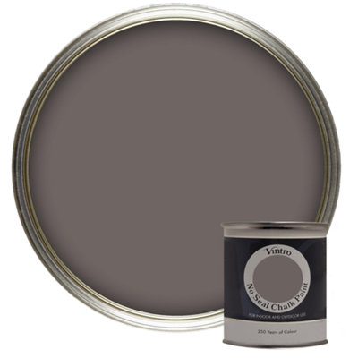 Vintro No Seal Chalk Paint Taupe/brown Interior & Exterior For Furniture Walls Wood Metal 200Ml (Fresco) from B&Q