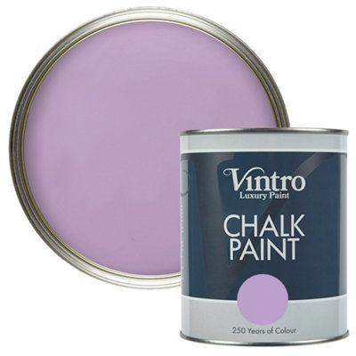Vintro Paint Vintro Violet Chalk Paint/furniture Paint Matt Finish 1 Litre (Dames Violet) from B&Q