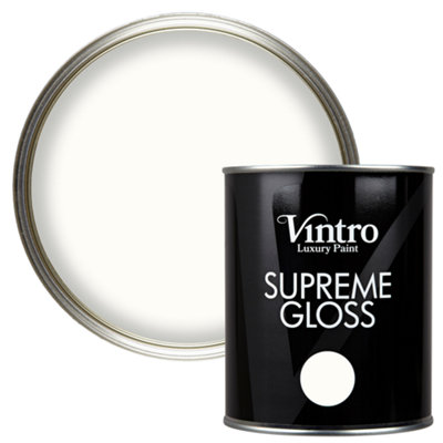 B&Q -  Off White Gloss 1L WallsCeilingsMetal & Wood (Pearl) - Image 4