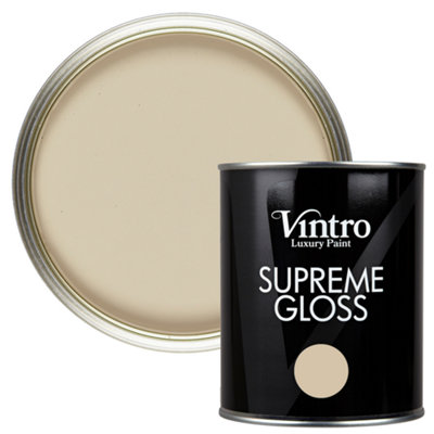 Vintro Paint Walls And Ceilings Pebble Gloss Paint 1L - Image 3