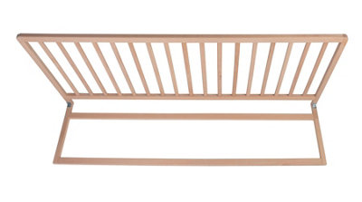 Safetots Extra Wide Extra Tall Wooden Bed GuardNatural60Cm High X 140Cm WideToddler Bedrail For Safety from B&Q
