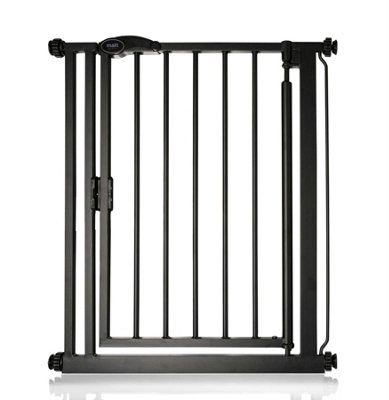 Bettacare Auto Close Pet Gate68.5Cm75CmMatt BlackNarrowNarrow Pressure Fit Stair Gate For Dog & Puppy from B&Q