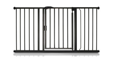 Bettacare Auto Close Pet Gate139.8Cm146.8CmMatt BlackPressure Fit Stair Gate For Dog & Puppy from B&Q