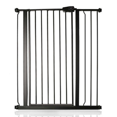 Bettacare Child And Pet Gate87.9Cm95.5CmMatt BlackExtra Tall Gate 104Cm In HeightPressure Fit Stair Gate from B&Q