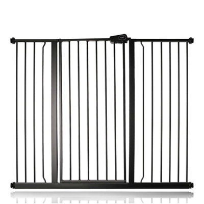 Bettacare Child And Pet Gate126.7Cm134.3CmMatt BlackExtra Tall Gate 104Cm In HeightPressure Fit Stair Gate from B&Q