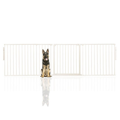 Bettacare Premium Multi Panel Flexible Pet BarrierUp To 272Cm WideWhite70Cm High from B&Q