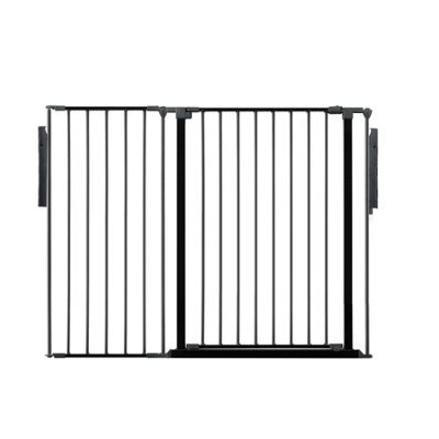 Safetots Premium Extra Tall Room Divider, Up To 128Cm Wide, 105Cm Tall, Multi Panel Barrier For Baby And Toddler Black