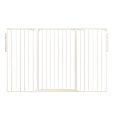 Safetots Premium Extra Tall Room Divider, Up To 174Cm Wide, 105Cm Tall, Multi Panel Barrier For Baby And Toddler White