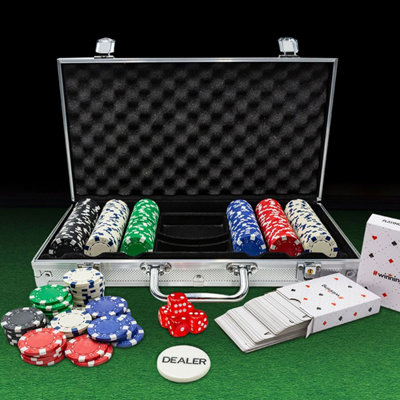 Winning 300 Piece Poker Set With Vibrant Chips And Carry Case