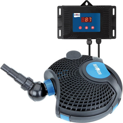 Bermuda Variable Pump Filter Force Koi Fish Pond Solid Handling Adjust Flow Rate 6000Lph from B&Q