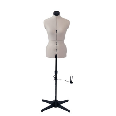 Sewing Online Adjustable Dressmaking Dummy GreyUk 10-18 Sew Stylish Sw150-Grey from B&Q