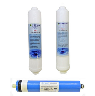 B&Q - 3 Stage 100 Gpd Aquarium Compact Reverse Osmosis Replacement Water Filters By 