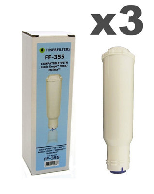 Ff-355 Compatible With Krups F088 Coffee Machine Water Filter By Finerfilters (Pack Of 3) from B&Q