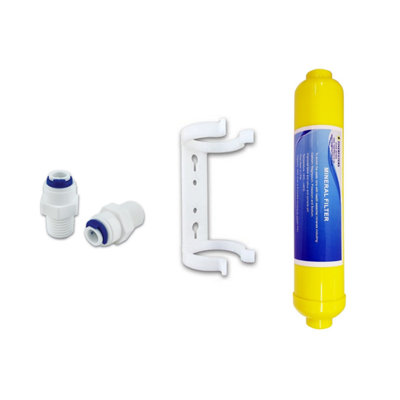 Finerfilters Re-Mineralisation In-Line Water Filter With Bracket from B&Q