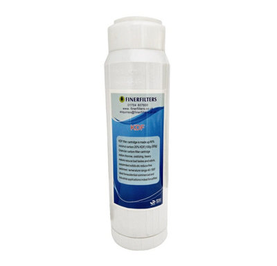 Finerfilters Gac/kdf Water Filter10" X 2.5"Granular Activated Carbon & Kdf Media from B&Q