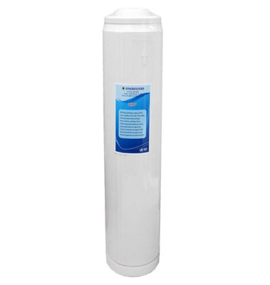 Finerfilters Jumbo Gac/kdf Water Filter20" X 4.5"Granular Activated Carbon & Kdf Media from B&Q