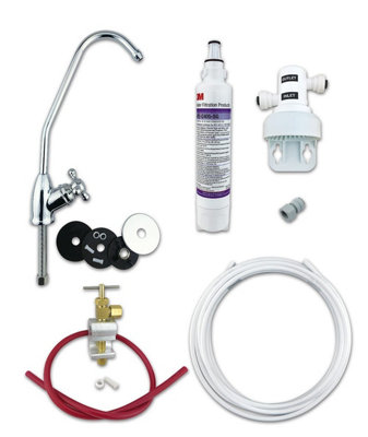 3M Under Sink Drinking Water Filter Kit With Ap2-C405-Sg Bacteria Rated Filter Full Diy SystemBobble Tap from B&Q