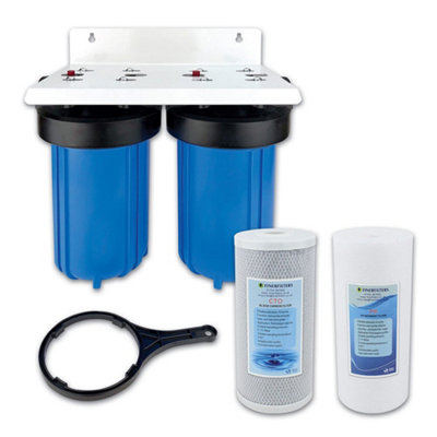Finerfilters Standard Whole House Water Filter System 10" Jumbo Double from B&Q
