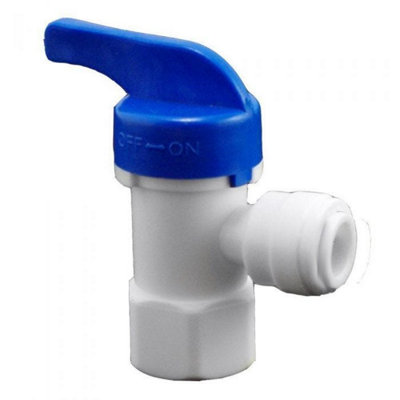 Finerfilters Reverse Osmosis Tank Valve1/4" Female Bsp X 1/4" Push Fit from B&Q