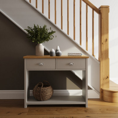 Gfw Lancaster Console Hall Table Grey from B&Q