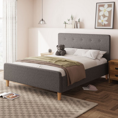 Gfw Ashbourne 150Cm Ottoman King Size Dark Grey from B&Q
