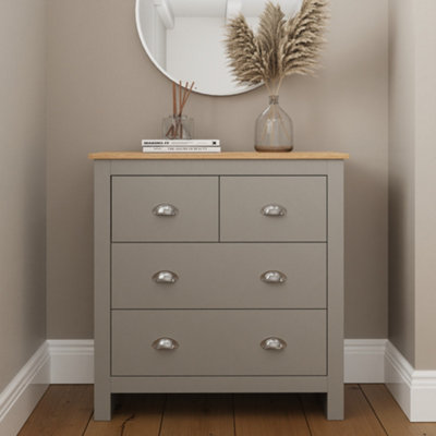 B&Q Grey Gfw Lancaster 2+2 Drawer Chest Size 2