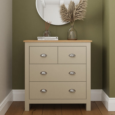B&Q Cream Gfw Lancaster 2+2 Drawer Chest Size 2